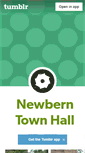 Mobile Screenshot of newberntownhall.ruralstudioblogs.org