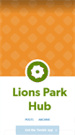 Mobile Screenshot of lionsparkhub.ruralstudioblogs.org