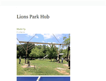 Tablet Screenshot of lionsparkhub.ruralstudioblogs.org